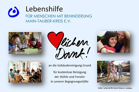 Unterstützung der Lebenshilfe in Tauberbischofshheim