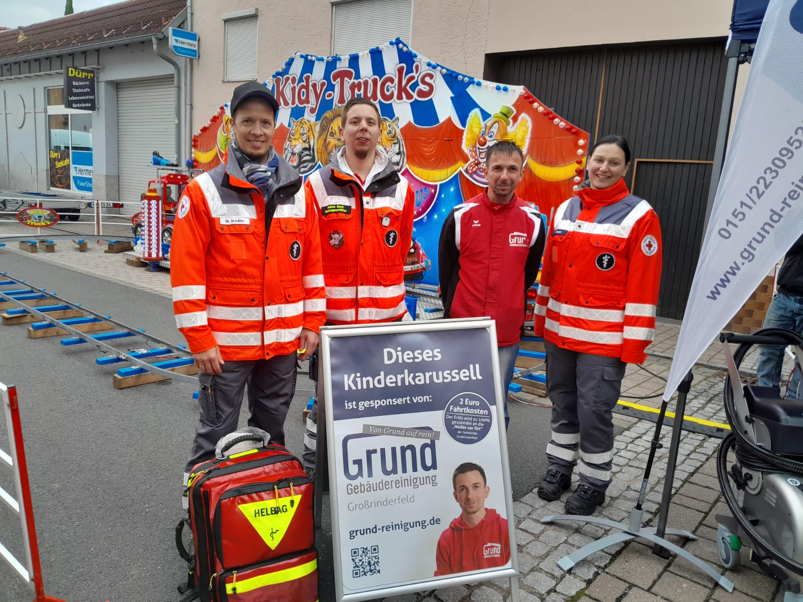 Spende an die “Helfer vor Ort” beim Bauernmarkt